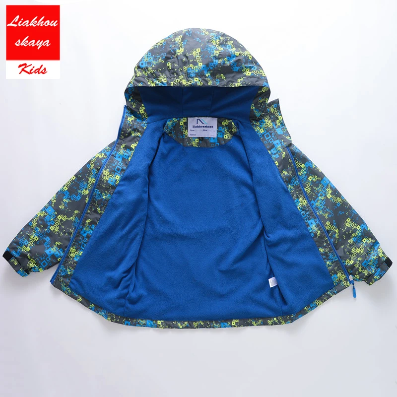 Liakhouskaya 2019 New Children Jacket For Boy Polar Fleece Waterproof Kids Spring Outerwear Warm Coats Hoodies Teenagers Clothes | Детская