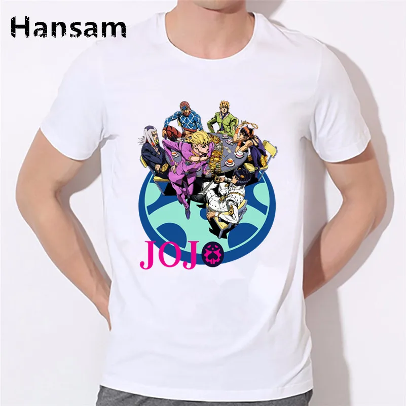 HCP4588E JoJo невероятное приключение футболка Новая летняя одежда в стиле «хип-хоп» футболка Camisetas уличный с короткими рукавами футболка HCP4588 - Цвет: HCP4588E