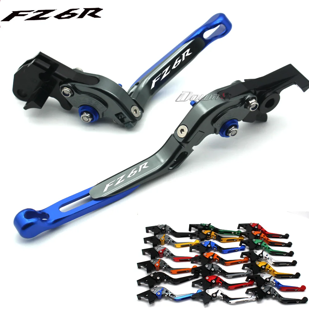 

Brake Clutch Lever For Yamaha FZ6R FZ 6R 2009-2017 Motorcycle Adjustable Folding Extendable Logo FZ6R
