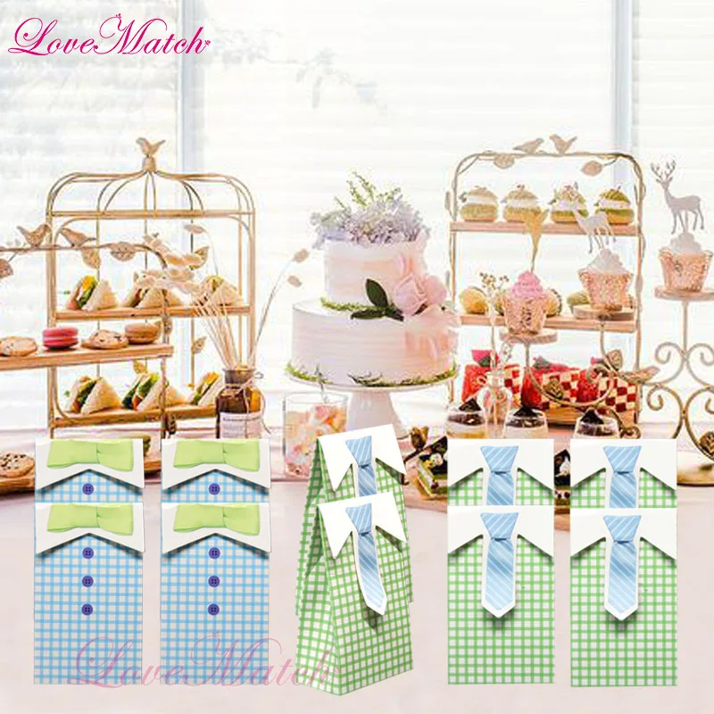 50 шт. галстук бабочка коробка для конфет подарочные пакеты детского праздника