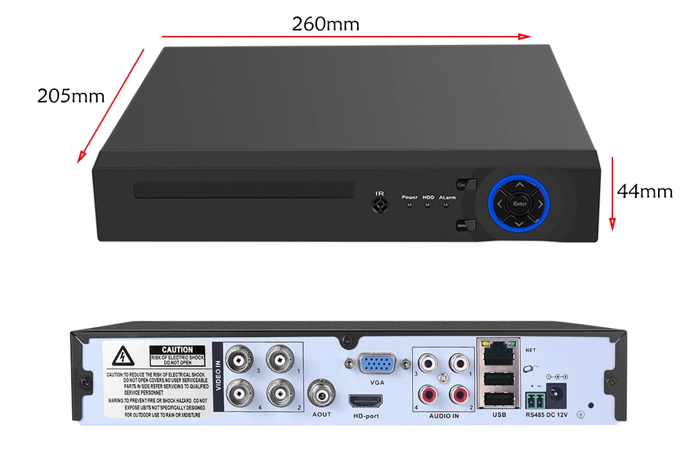 USAFEQLO CCTV Гибридный AHD DVR 4 K/8MP видео регистратор 4CH 4K IP 8MP 5MP 4MP 3MP XMEYE Поддержка 3G