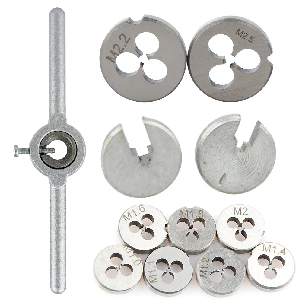 31 шт. Прямая поставка Мини HSS Метрическая резьба затычки краны плашки гаечный