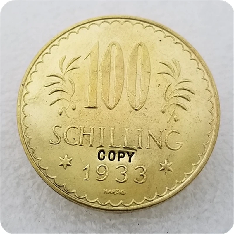 Копия копии 1933 1934 Австрия 100 шиллинг копия монеты|Безвалютные монеты| |