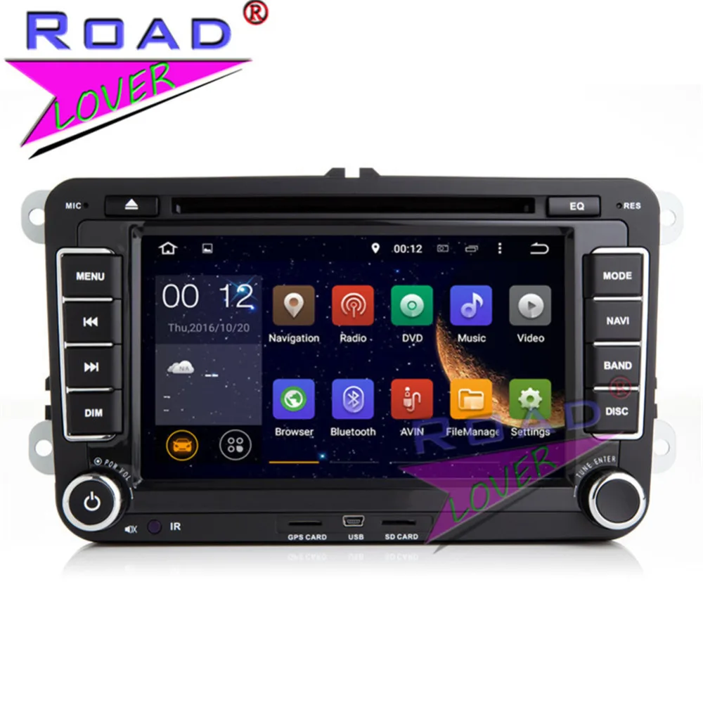 Автомобильный DVD плеер TOPNAVI 4 Гб + 32 ГБ Android 8 0 Восьмиядерный процессор для VW Universal
