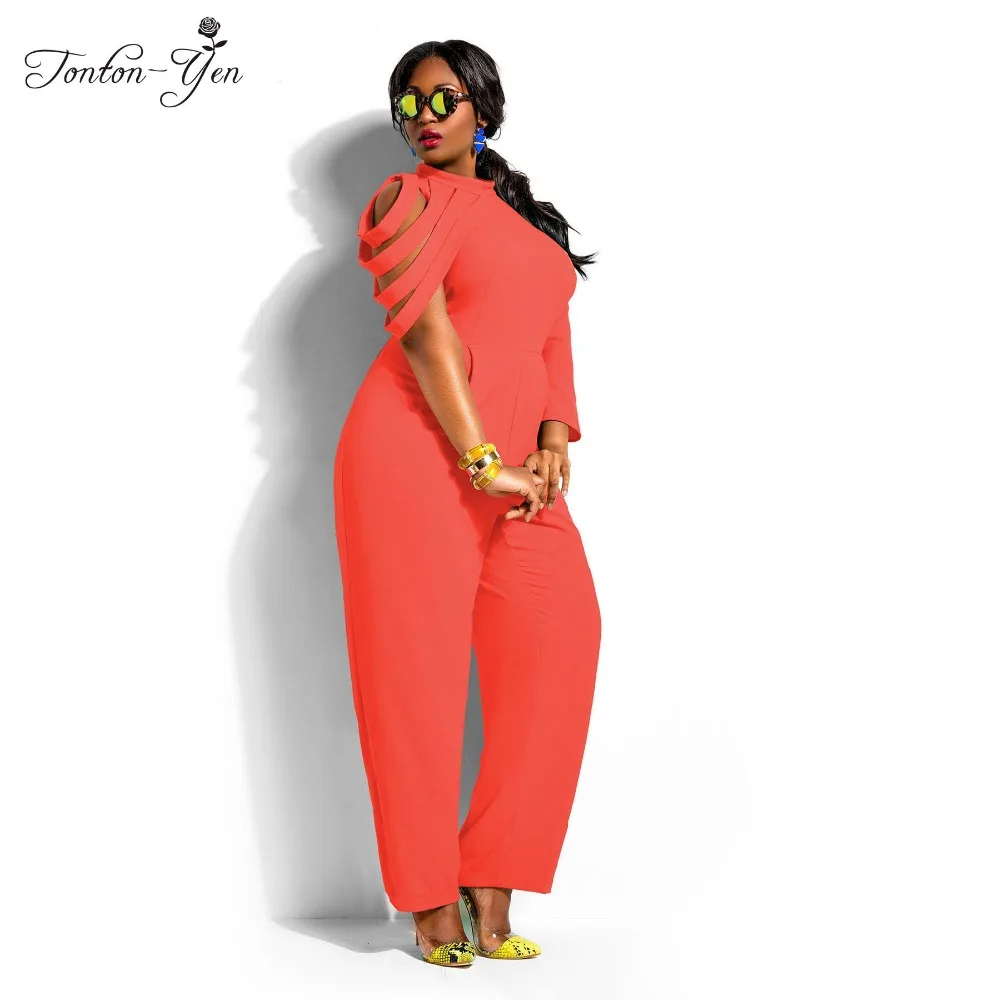 2018 летние Высокая талия узкие женские Комбинезоны шифон Элегантный комбинезон