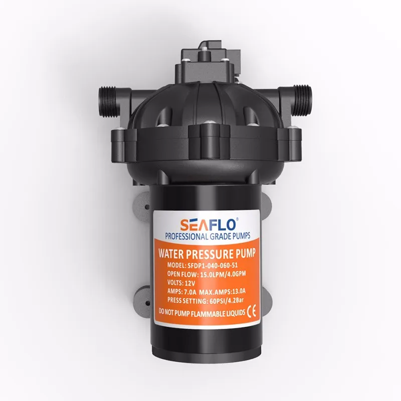Моторный водяной насос SEAFLO 12 вольт насос высокого давления 60PSI 15,0 LPM мембранный насос сельского хозяйства