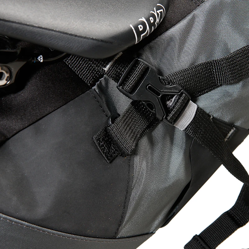 Roswheel Sahoo 10L Mountain Bike Cycling Bicycle Full Waterproof Seatpost Saddle Bag Rear Seat Pack Pannier Dry Gray | Спорт и