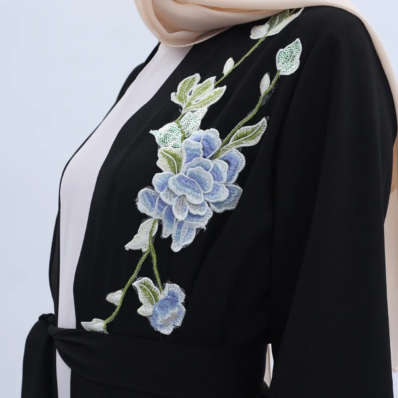 Мусульманское платье абайя кафтан для женщин|black abaya|abaya dressblack muslim dress |