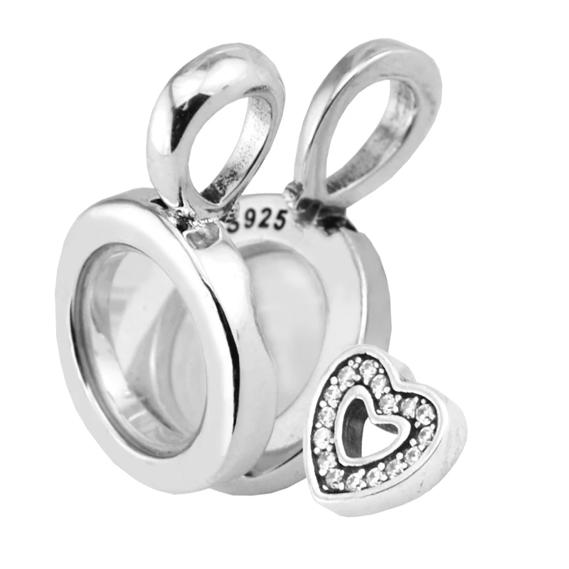 Бусины QANDOCCI для браслета Pandora ювелирные изделия из стерлингового серебра 925 пробы