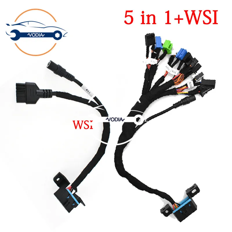 Кабели для технического обслуживания VODIA 5 в 1 + WSI EIS ELV для MB работает вместе с инструментом VVDI MB BGA Диагностика EIS ELV