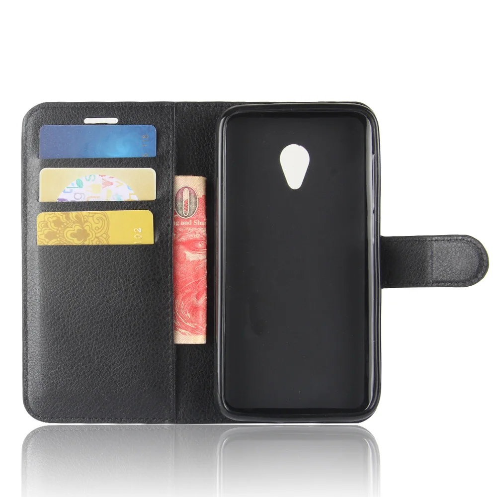 Флип кошелек для Alcatel U5 HD кожаный Карманный Чехол подставка карт чехол телефона