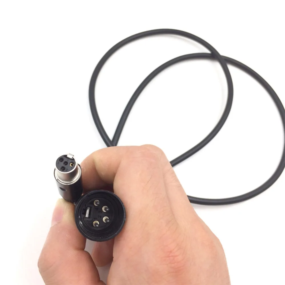 ARRI Alexa Cameras to TVlogic Monitor 12V кабель питания монитора XLR 4 Pin Male Neutrik REAN RT4FC-B Mini Plug pin |