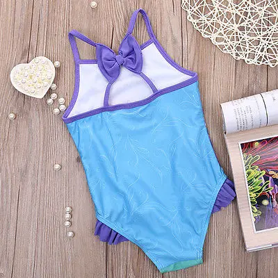 2019 детский слитный купальник с юбкой годе для девочек комплект бикини танкини