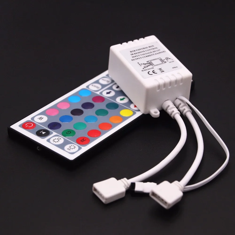 BEILAI DC 12 В 44Key 2 порта выход RGB светодиодный пульт дистанционного управления ИК