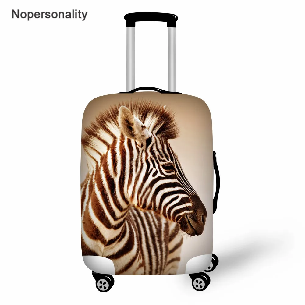 Z3351 Nopersonality Zebra аксессуары для путешествий Эластичный Защитный чехол для багажа подходит для 18-32 дюймов чехол для тележки чемодан пылезащитный чехол - Цвет: Z3351