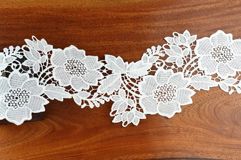Хлопчатобумажная кружевная отделка для свадьбы ручная работа швейные