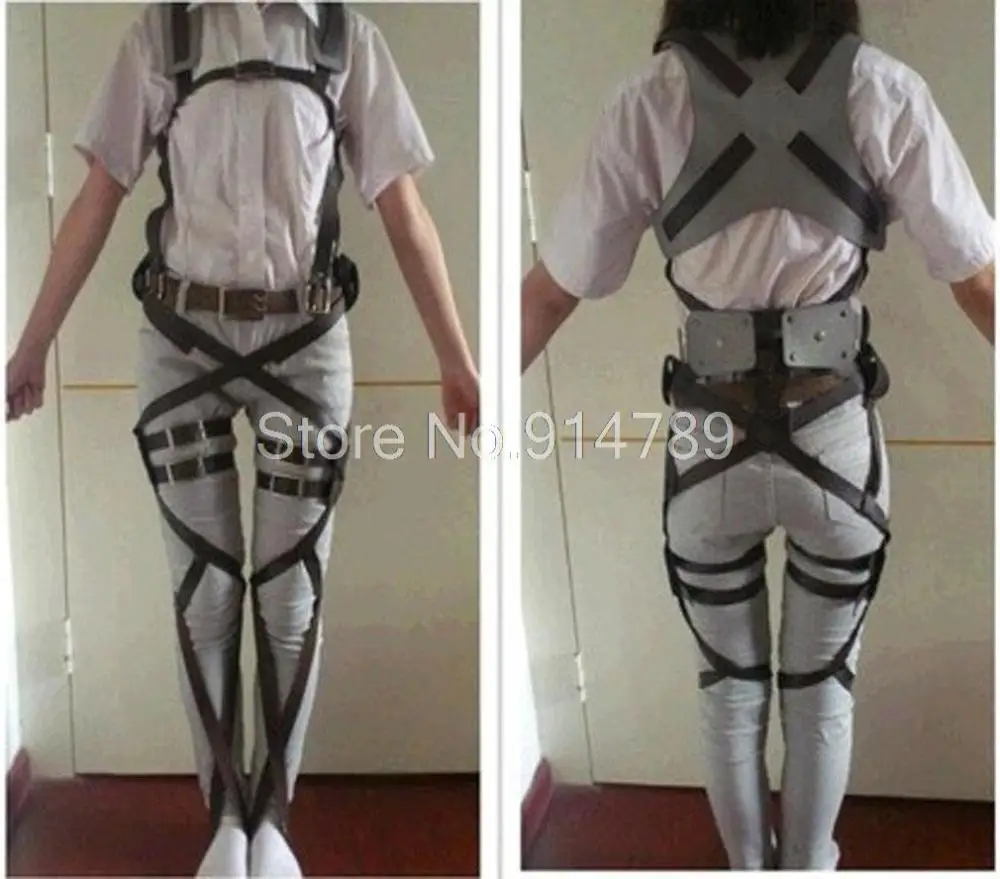 

COSPLAY ATTACK ON TITAN SHINGEKI NO KYOJIN ADJUSTABLE HARNESS STRAPS BELTS -34202