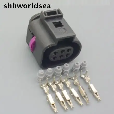 Shhworldsea 50 комплектов 6 pin Автомобильный датчик/разъем дроссельной заслонки для VW Audi