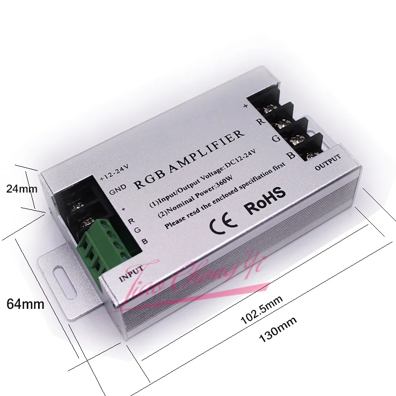 Фонарик 30 А 360 Вт алюминиевый фонарь контроллер для светодиодной ленты RGB SMD 5050
