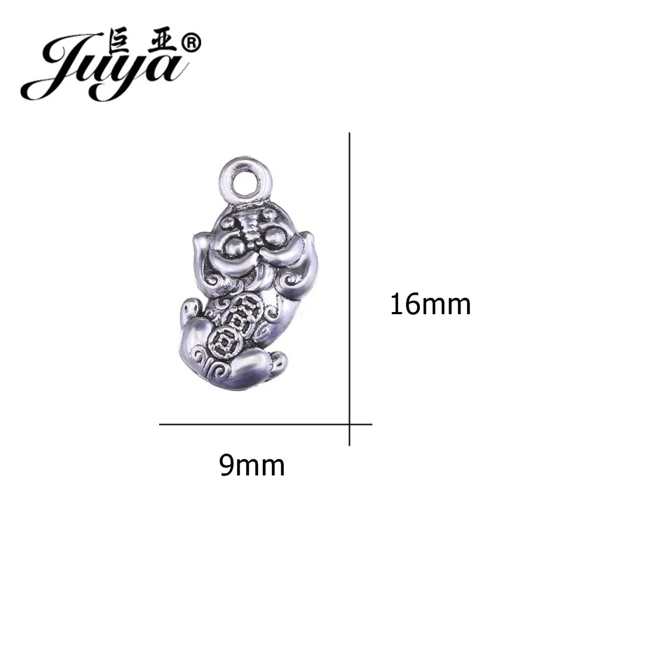 15pcs/lot Silver Plated Luckly Toad Angle Pendant Charms Fit Women Charm Bracelets &amp Necklaces Jewelry Making Diy JUYA AO0628 | Украшения