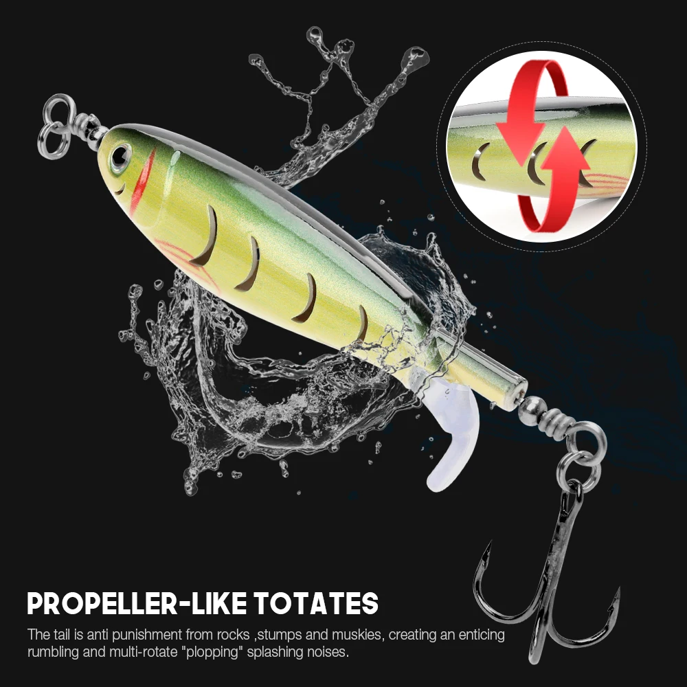 VTAVTA 7 5 см 8 3 г Topwater Поппер рыболовная приманка воббер плавающая жесткая вращение