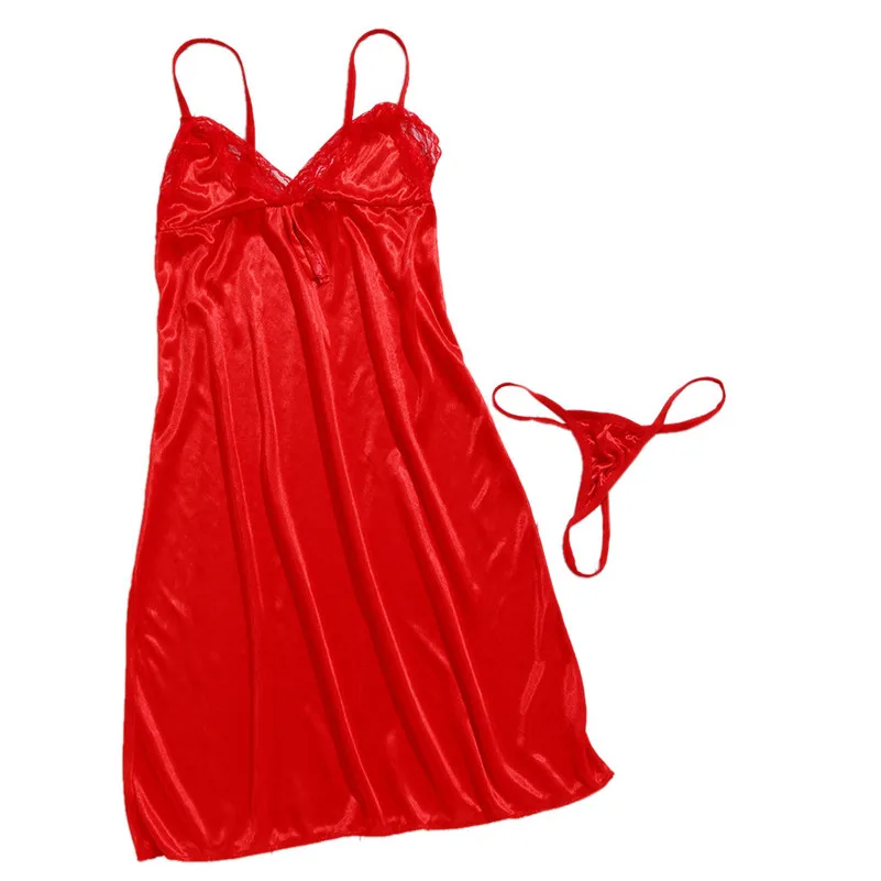 Женское нижнее белье Babydoll ночное сексуальное кружевное платье для сна женское