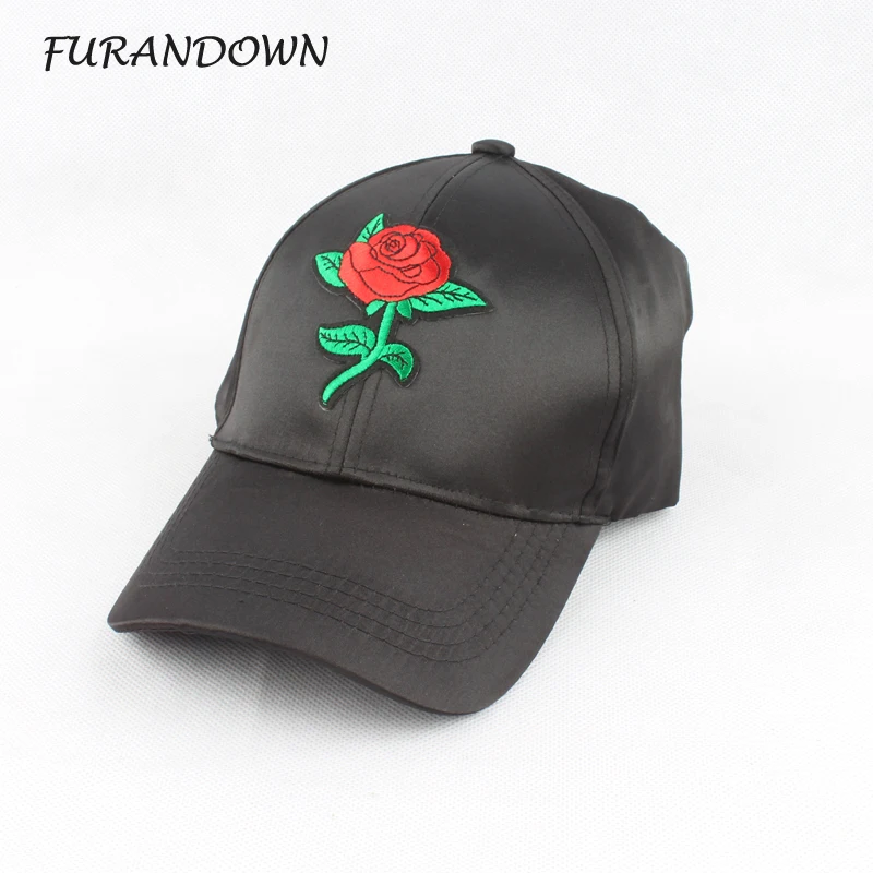 Furandawn 2017 летняя новая модная бейсболка s женские черные шляпы Цветочная Солнечная