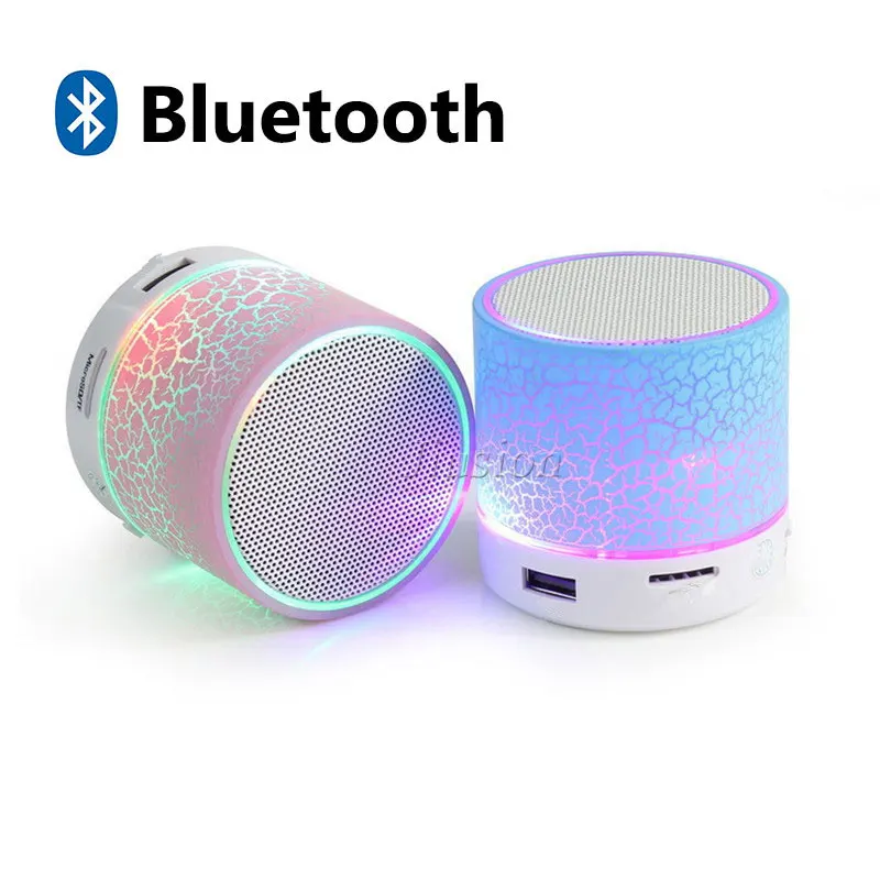 Мини Bluetooth колонки портативный светодиодный ночник цветной беспроводной
