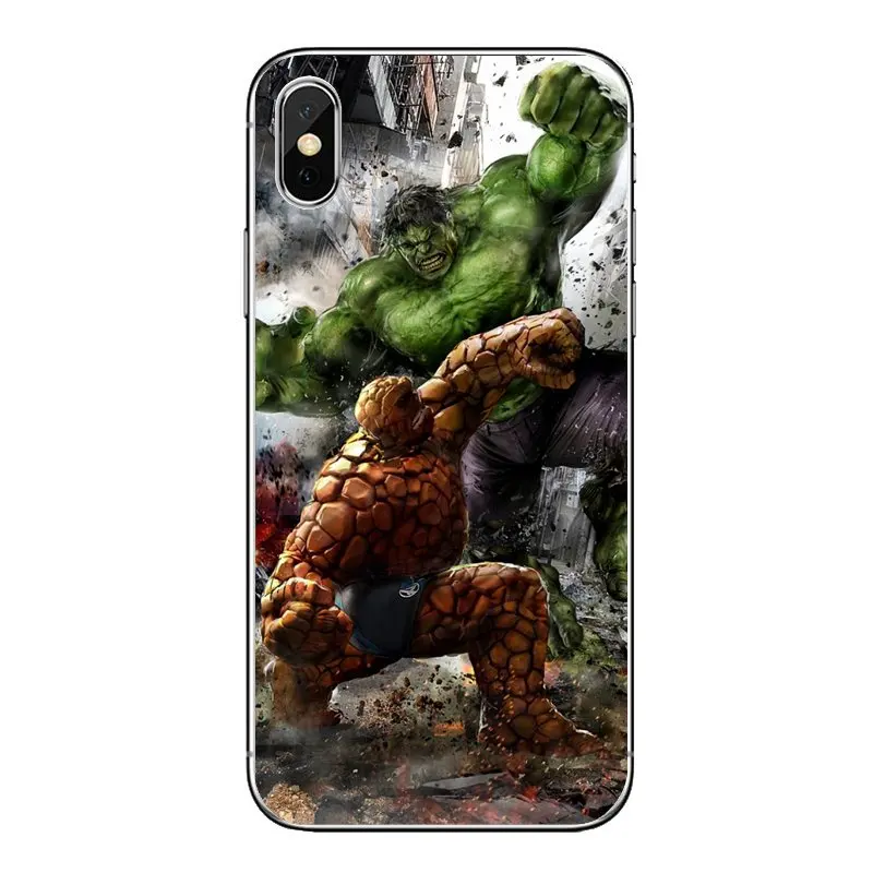 Мягкий чехол для iPod Touch iPhone 4 4S 5 5S 5C SE 6 S 7 8 X XR XS Plus MAX Марвел комиксы Халк Crazy Superhero rotor