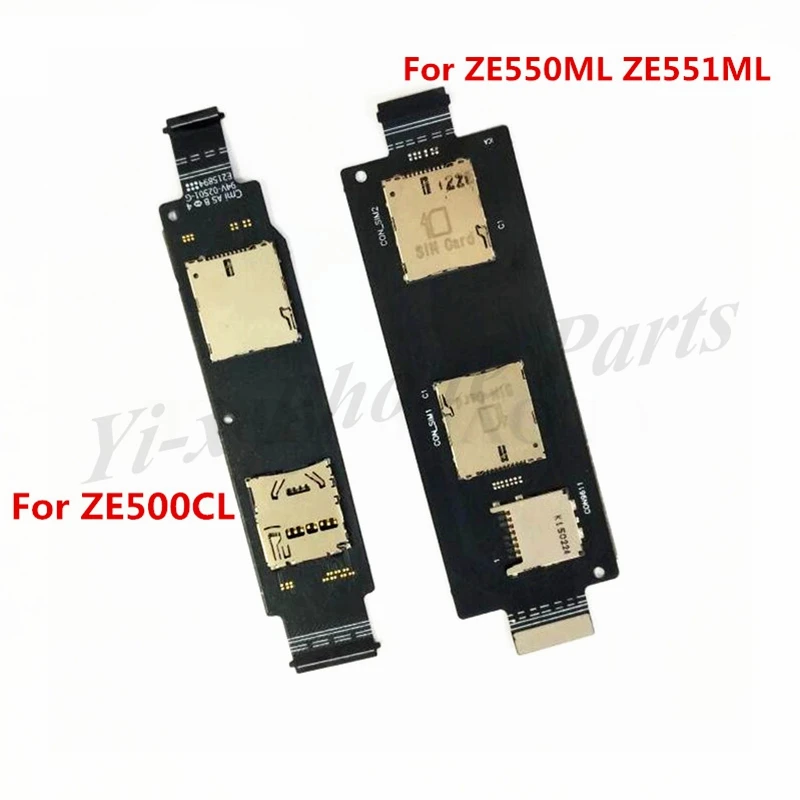 

10pcs/lot Sim Card Socket Slot Holder Tray Replacement Parts For ASUS Zenfone 2 5.5" ZE550ML ZE551ML/Zenfone 2 5.0" ZE500CL