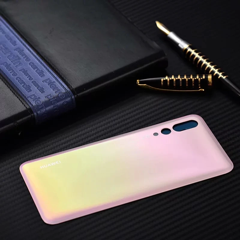 Корпус P20Pro для huawei P20 Pro, задняя крышка батарейного отсека, запчасти из стекла, чехол