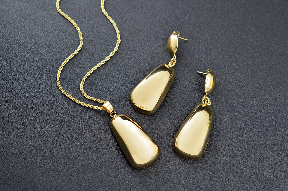 Sunny Jewelry квадратный набор украшений для женщин колье серьги кулон Модные ювелирные изделия для вечерние ювелирные изделия подарок