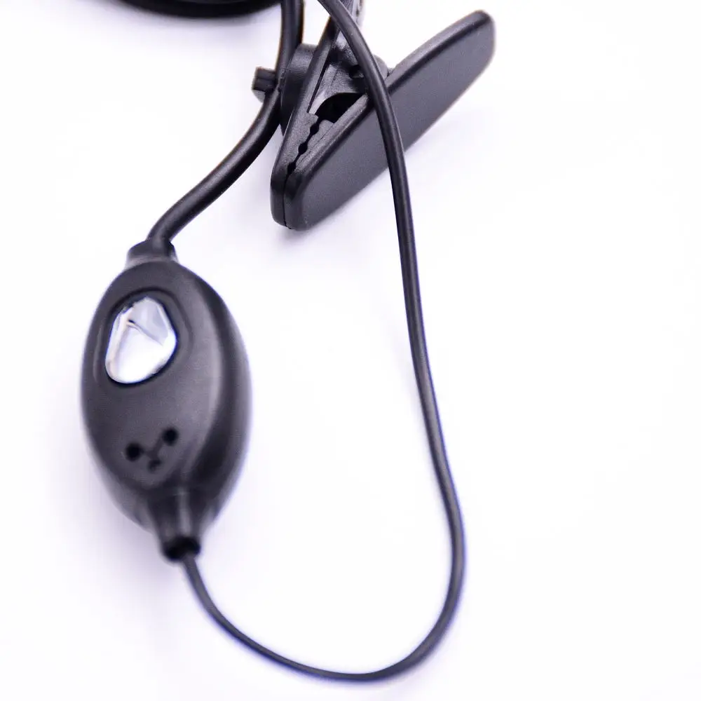 Наушники BAOFENG PTT с микрофоном и зажимом одинарные наушники пуш апом для Kenwood TYT Baofeng