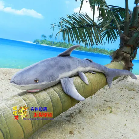 Мягкое Животное 100 см Акула Синяя плюшевая игрушка кукла w654|plush toy doll|stuffed animalshark plush