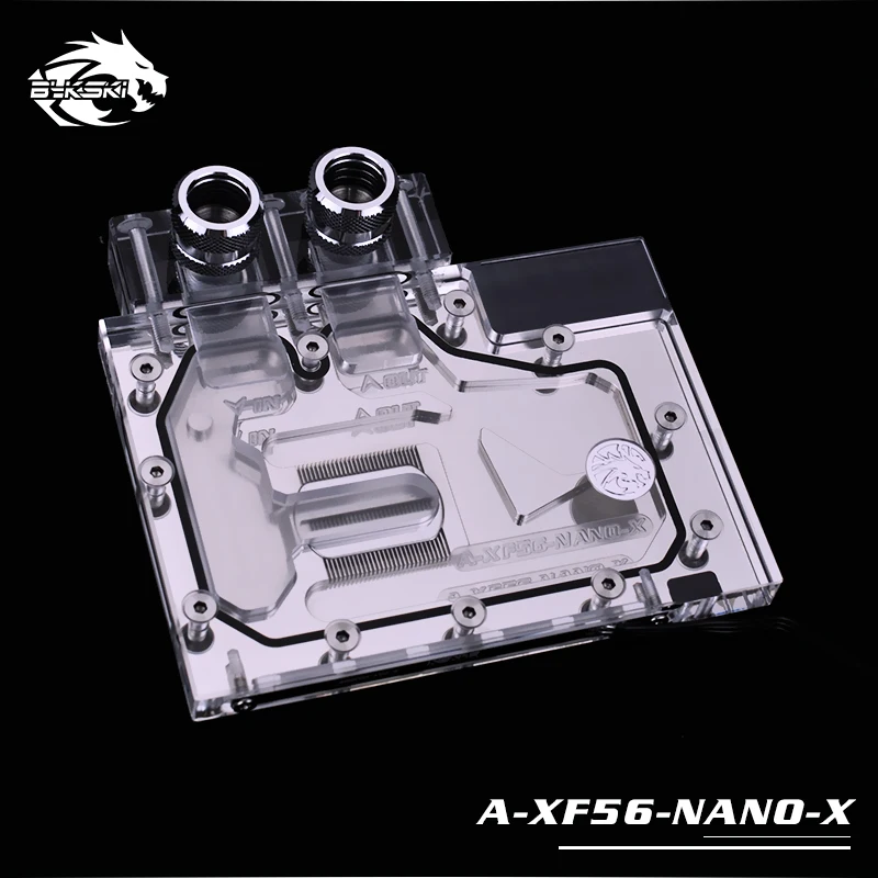 Bykski водный блок для AMD XFX VEGA56 NANO / SAPPHIRE PULSE Radeon RX Vega56 8G HBM2 Full Cover GPU медный радиаторный