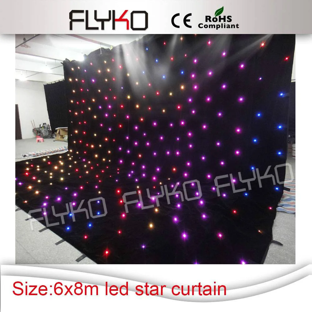 Led star cloth led curtain wedding backdrop stage background | Stage Lighting Effect