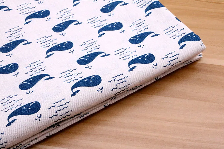 

Бесплатная доставка, льняная скатерть с мультяшным Китом, подушки, ткань для подушки