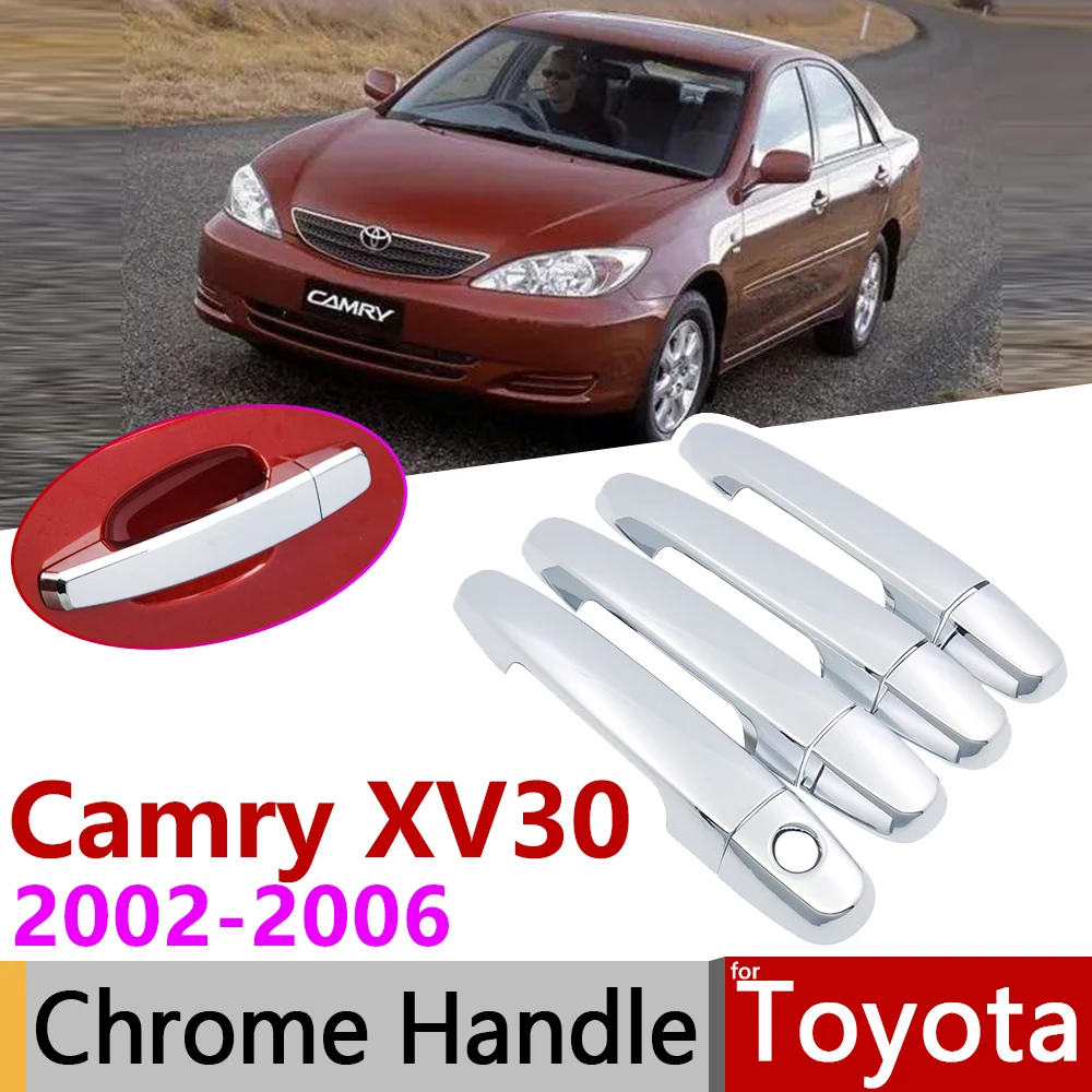 Хромированная накладка на дверную ручку для Toyota Camry XV30 Daihatsu Altis 2002 ~ 2006 аксессуары