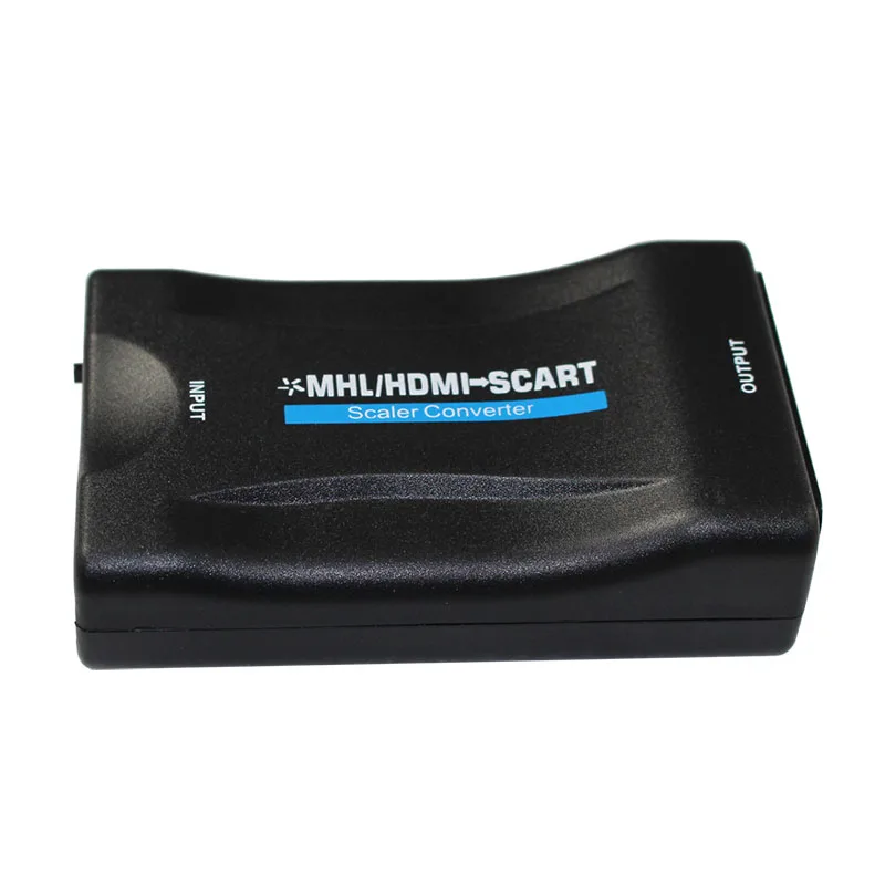 1080p HDMI к Scart конвертер кабель с блоком питания для PS4 DVD и т. Д. К старому телевизору с scart