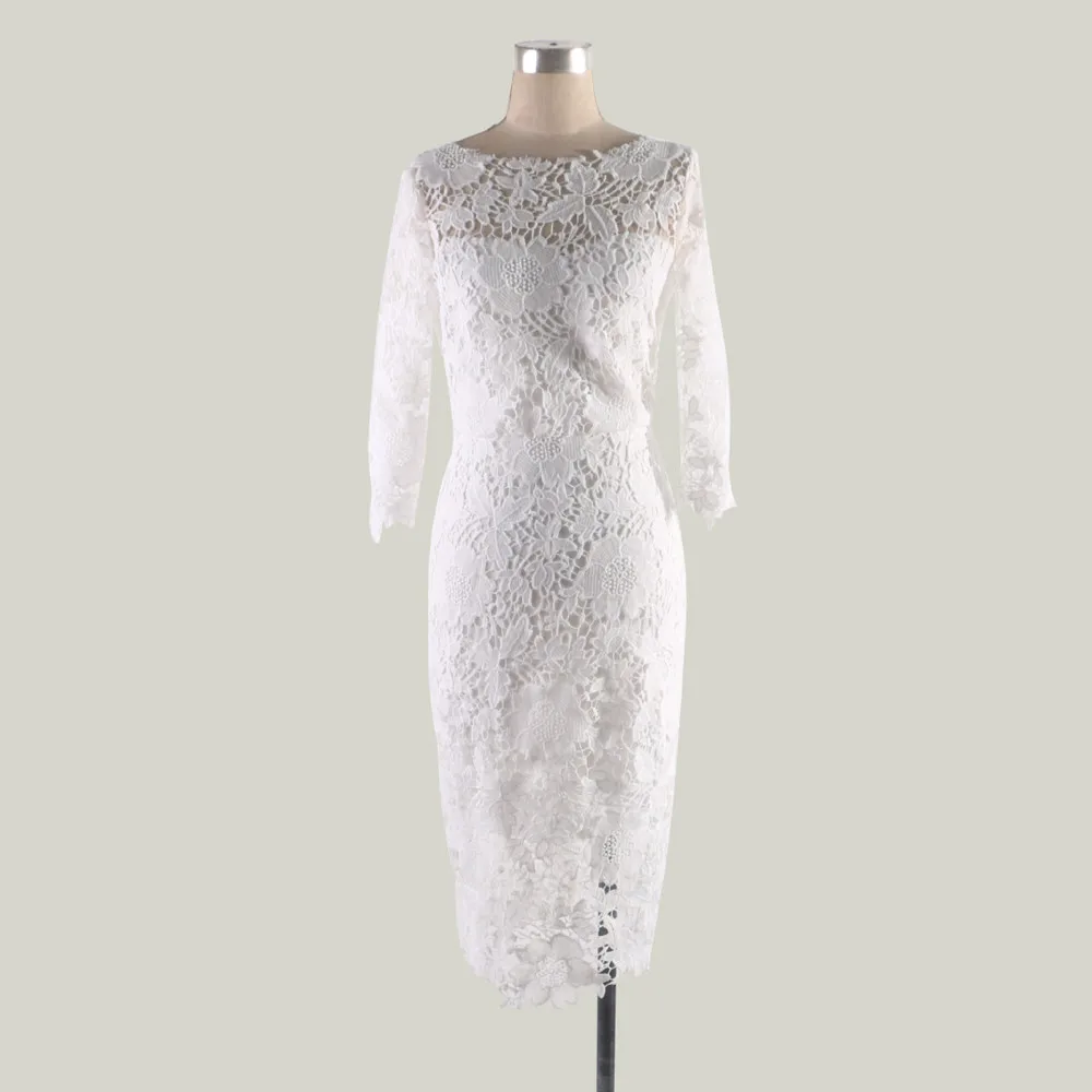 Casual Women Dress 2020 Top Womens Sexy Lace Bodycon Pencil Cocktail Prom Gown Vestido | Женская одежда