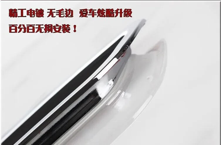 Chrome сзади Туман свет лампы Крышка Накладка для 2013 Nissan Teana Altima высокого качества