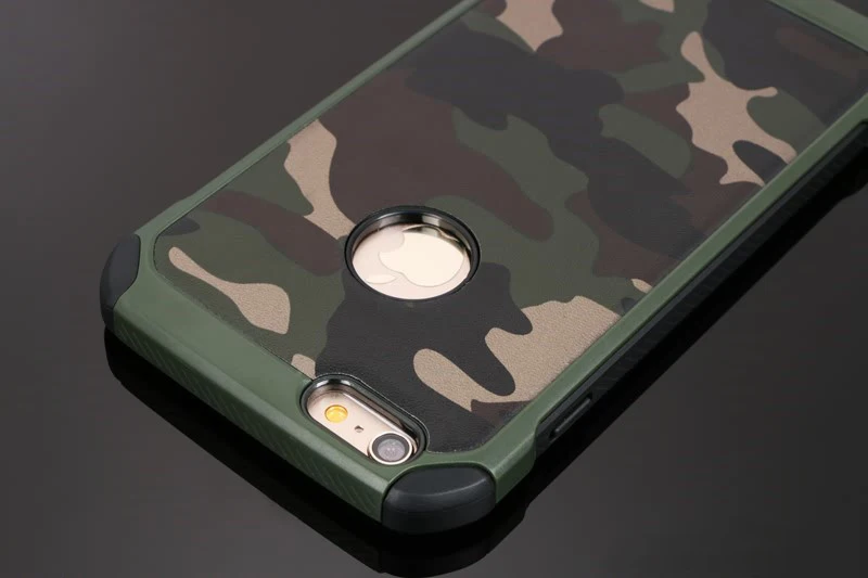 2in1 Armor Hybrid Plastic+TPU Army Camo Camouflage Rear Cover for iPhone 6 6S 4.7''/5.5'' Special Shockproof Angle Phone Cases |
