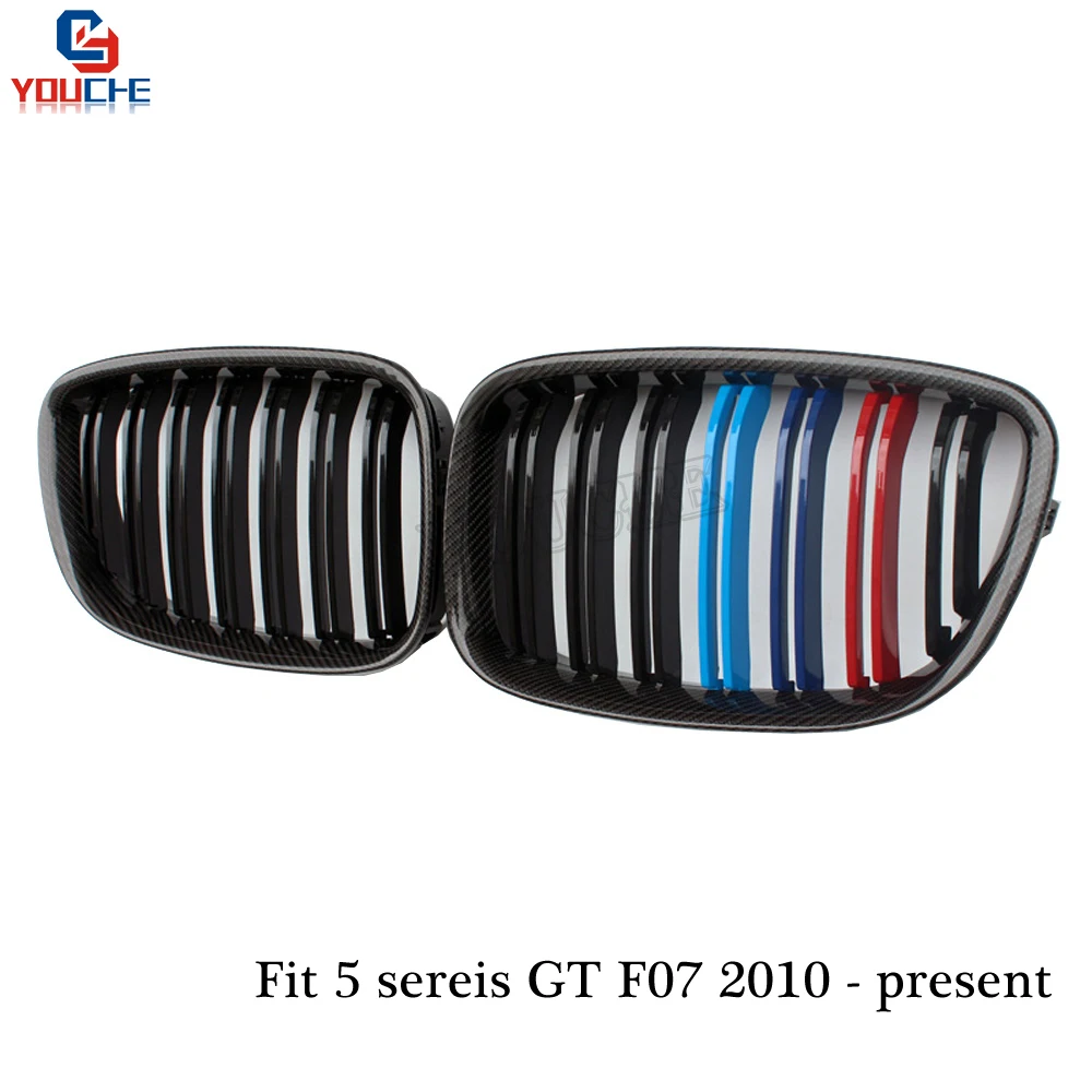 GT F07 Глянцевая M цветная передняя решетка радиатора для BMW 5 серии 2010 г. в наличии 535i