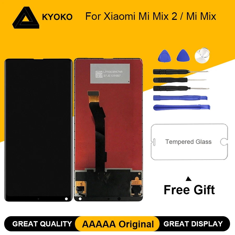AAAAA Original LCD For Xiaomi Mi Mix Display Touch Screen Replacement Digitizer Assembly 5.99&quot MIX 2 Part | Мобильные телефоны