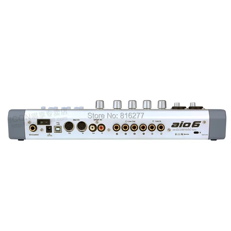 Внешняя звуковая карта Iconic AIO6 запись звука USB2.0 S/PDIF I/O 6 в/6 выходах двойной