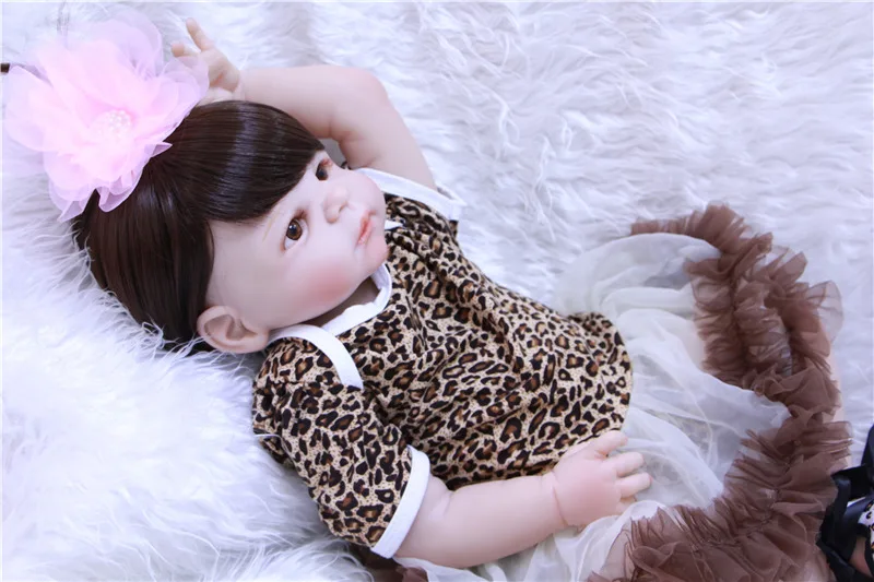 Реалистичные силиконовые куклы-реборн Bebe DollMai 22 дюйма Детские Подарочные игрушки