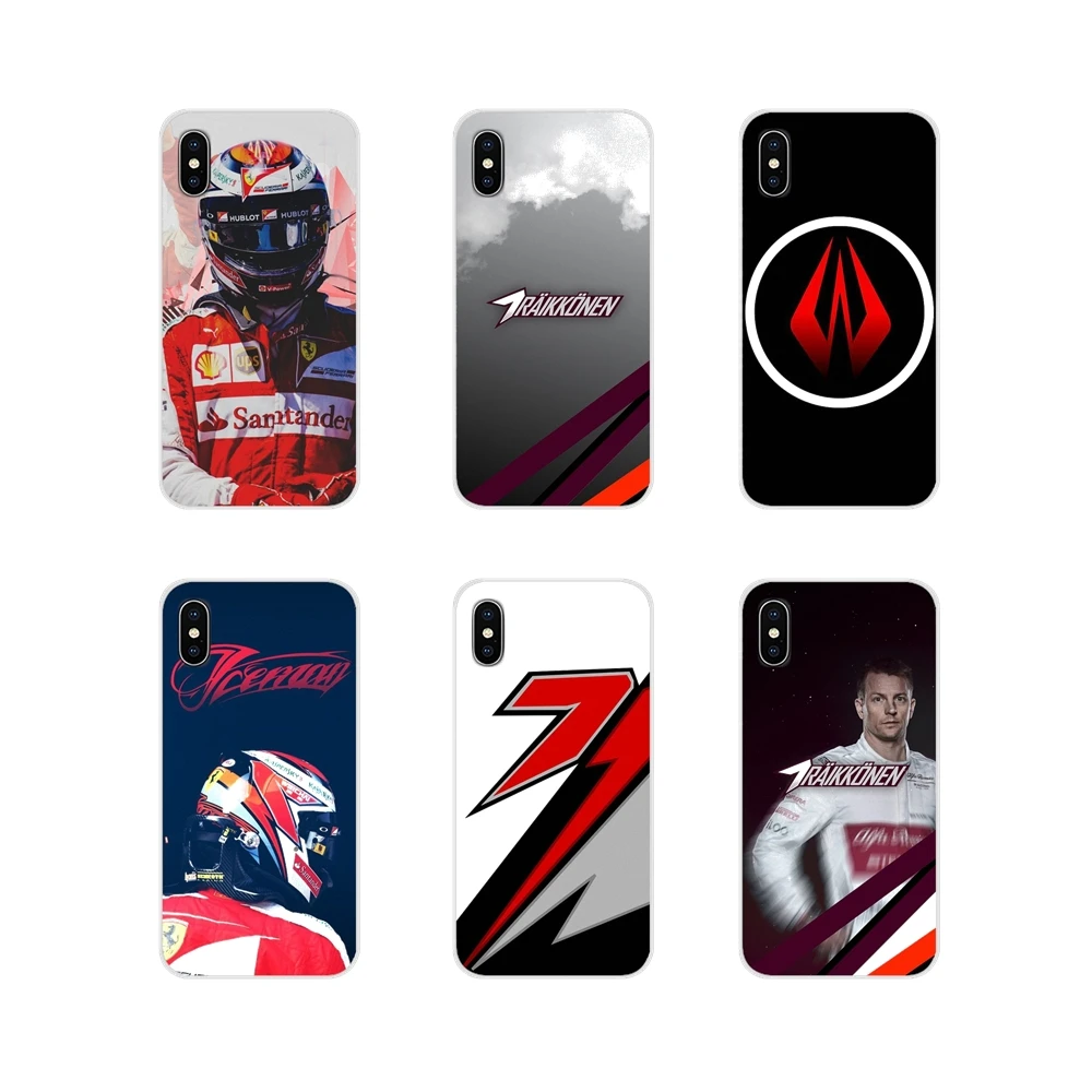 Прозрачный чехол из ТПУ для Nokia 2 3 5 6 8 9 230 3310 1 7 Plus LG Q6 X Power Fashion Car driver Kimi Raikkonen - купить