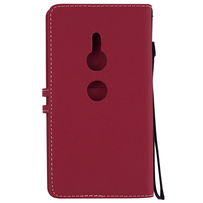 Coque Fashion Flip Case For Sony Xperia XZ2 PU Leather+Silicone Wallet Back Cover Phone Capa | Мобильные телефоны и