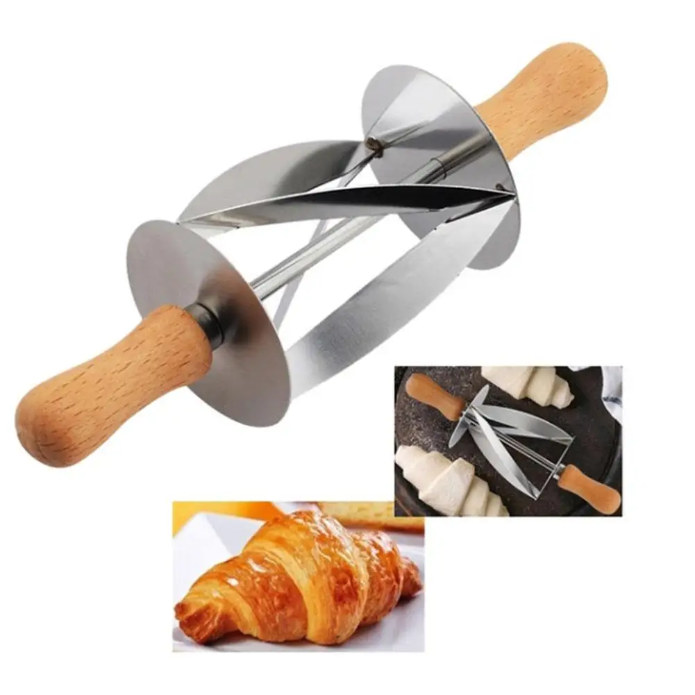 TPFOCUS Нержавеющая сталь прокатки резак для изготовления круассан хлеб тесто