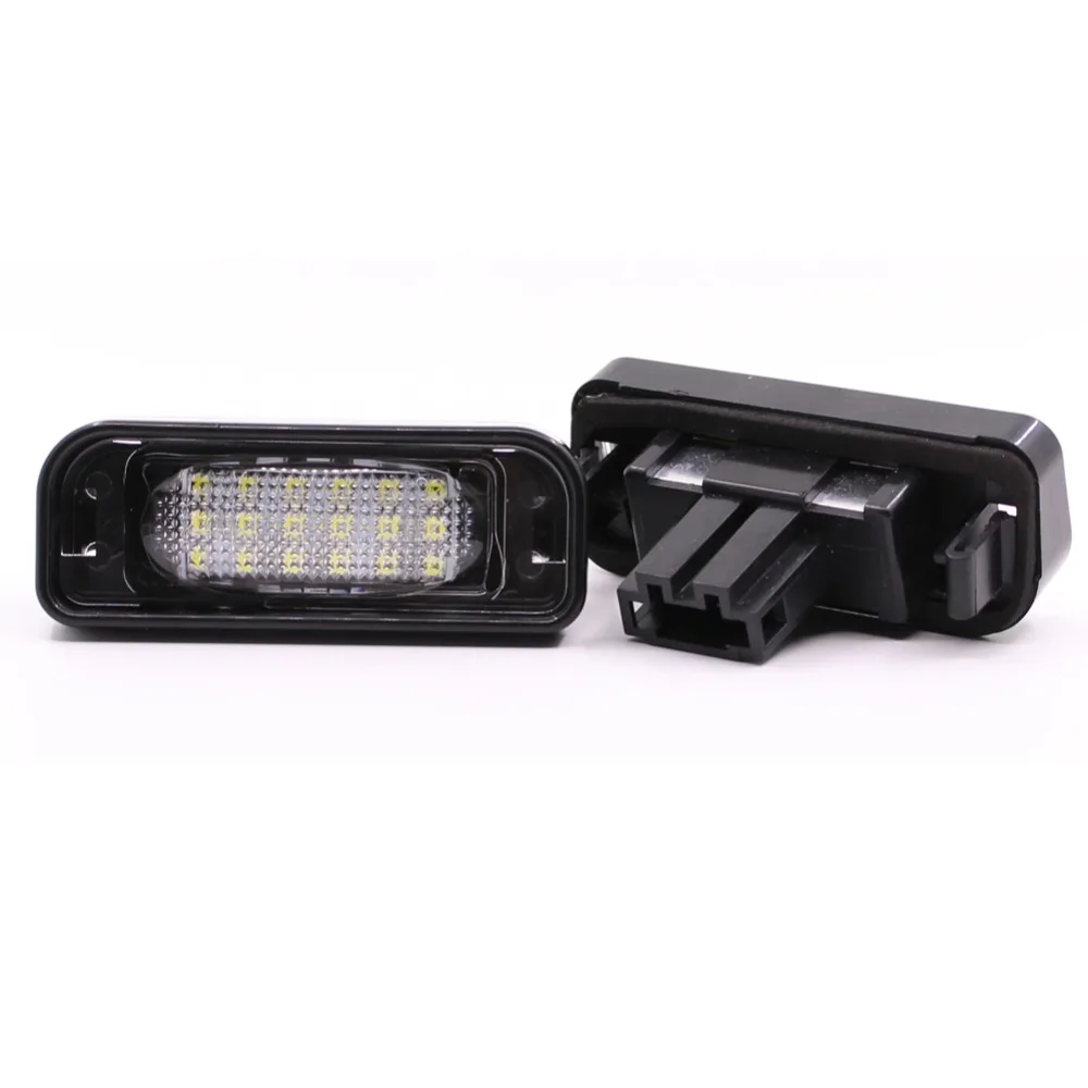 2 шт. Canbus Белый 18SMD светодиодный номерной знак освещения для Mercedes Benz W220 S Class S500 S55 S600